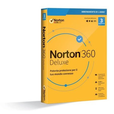 Norton 360 Deluxe 2022 - PC / MAC / ANDROID / IOS-1 ANNO-1 PC-PAYPAL