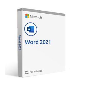 MICROSOFT WORD 2021 (WINDOWS)-LICENZA A VITA- LICENZA ORIGINALE- 1 DISPOSITIVO