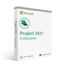 MICROSOFT PROJECT PROFESSIONAL 2021 (WINDOWS)- LICENZA A VITA- LICENZA ORIGINALE- 1 DISPOSITIVO