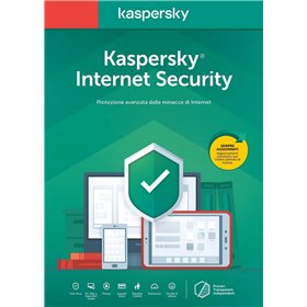 KASPERSKY INTERNET SECURITY 2022 -  PC / MAC / ANDROID/ IOS -1 ANNO - 5 DISPOSITIVI