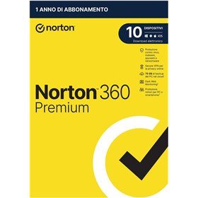 Norton 360 Premium 2020 - PC / MAC / ANDROID / IOS-1 ANNO- 10 PC