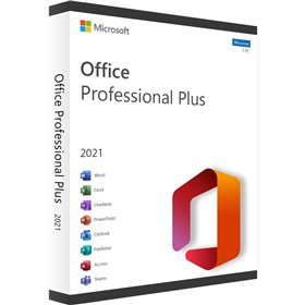 Microsoft Office 2021 Professional Plus - Licenza Originale 32/64 bit-attivazione veloce-licenza a vita