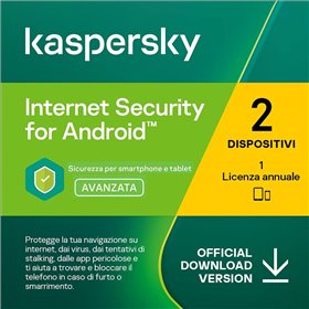 Kaspersky Internet Security for Android 2019-2025 - 2 Dispositivo - 1 Anno