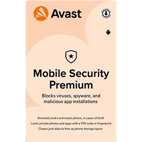 AVAST Mobile Security Premium per Android 1 dispositivo 2 anni