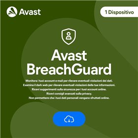 AVAST BREANCH GUARD 1 ANNO - 1 DISPOSITIVO PC - MAC - ANDROID - IOS 