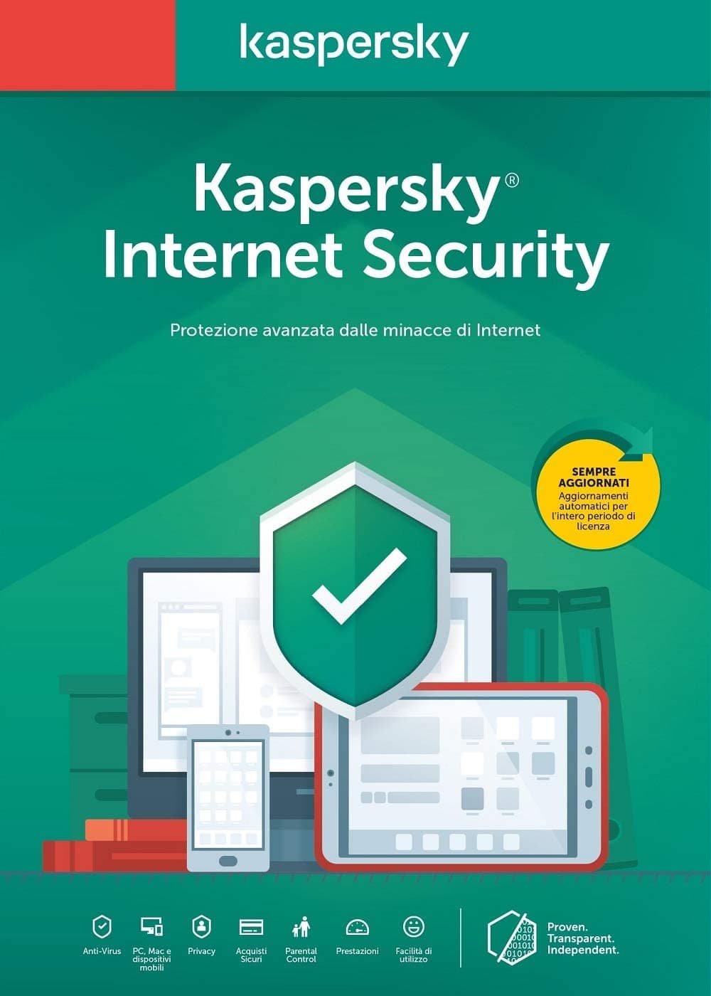 KASPERSKY INTERNET SECURITY 2026 -  PC / MAC / ANDROID/ IOS -2 ANNI - 1 DISPOSITIVO