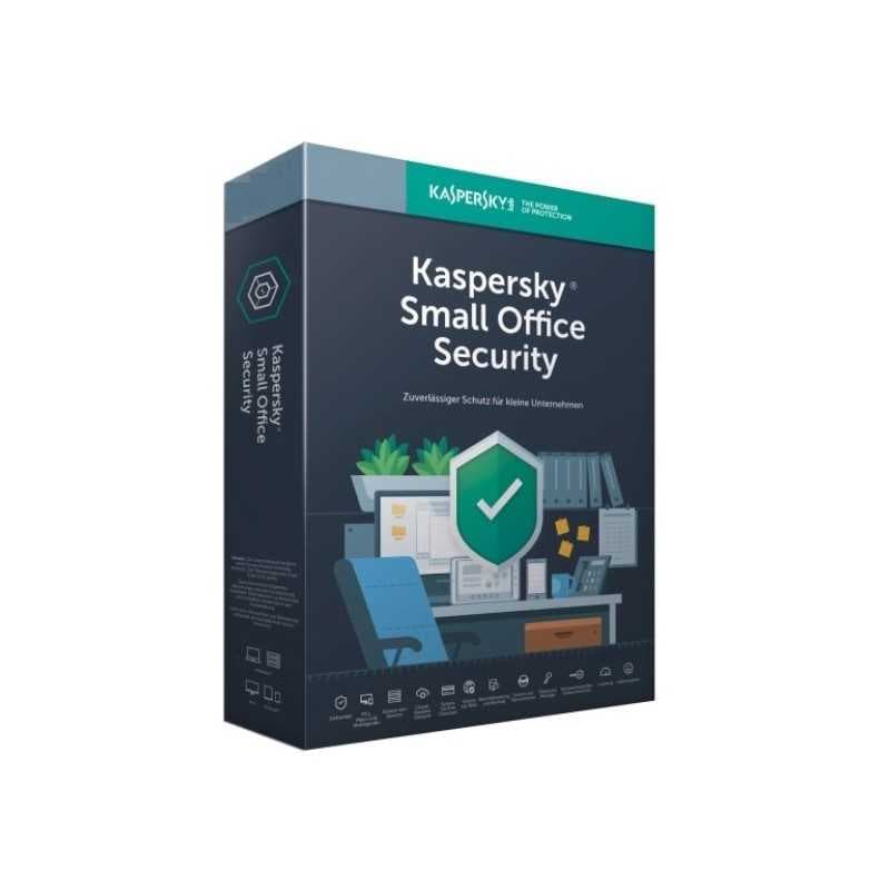 KASPERSKY SMALL OFFICE SECURITY 2025 - PC / MAC / ANDROID/ IOS -50 UTENTI-5 SERVER-1 ANNO
