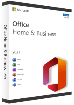 Microsoft Office 2021 Home & Business - Licenza Originale -windows/mac- Licenza A Vita 32/64 bit