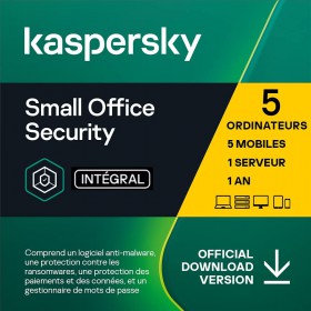 KASPERSKY SMALL OFFICE SECURITY 2024- PC / MAC / ANDROID/ IOS - 5 UTENTI - 1 SERVER - 1 ANNO